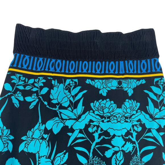 NWT Anthropologie Plenty by Tracy Reese Orange Blue Floral Print Pencil Skirt 0 - Picture 3 of 8